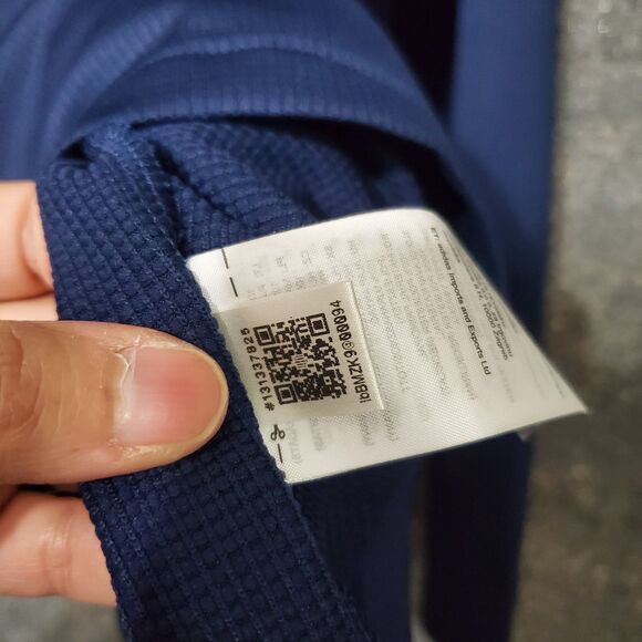 NEW Adidas 3-Stripes Double Knit Quarter-Zip Pullover Golf Top A482 Mens XL READ - Picture 11 of 11